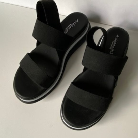 Platform Sandals with elastic straps - Picture 2 of 7